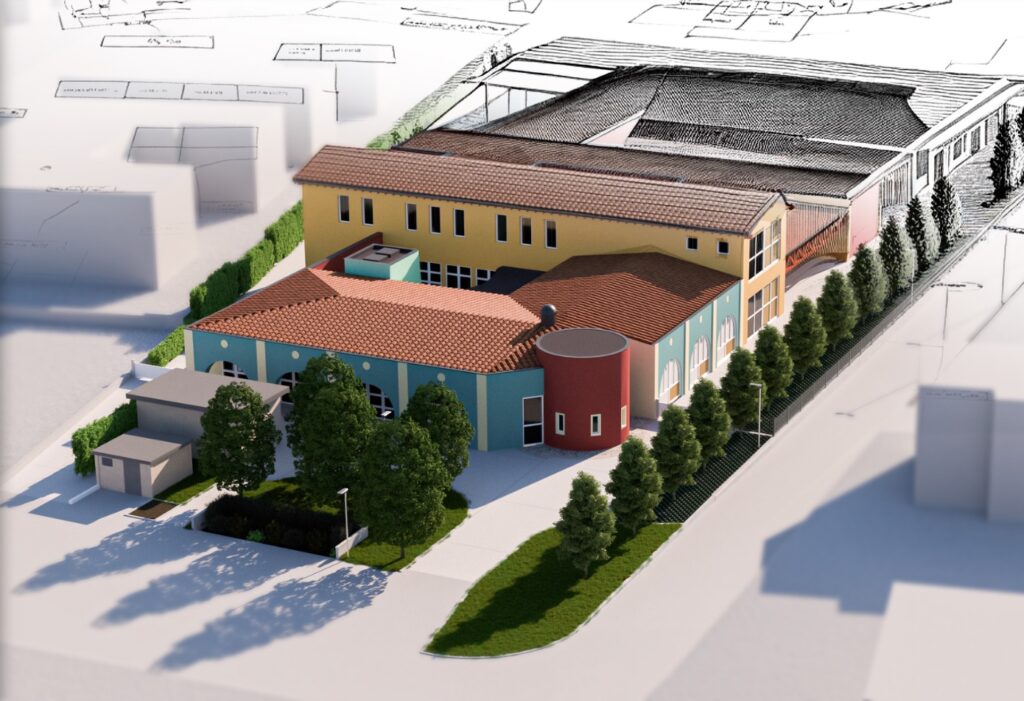 Rendering della nuova Casa Bucaneve, la struttura sostenuta anche dal 5×1000
